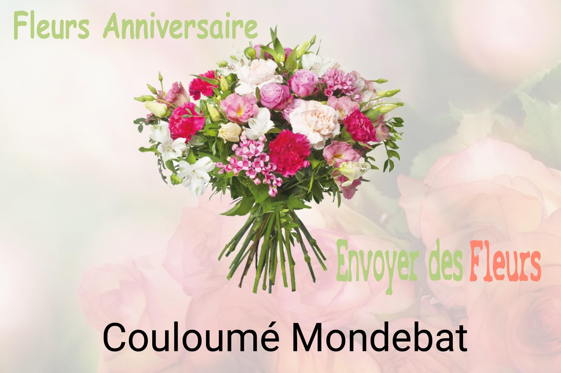 Bouquet de fleurs d’anniversaire livré à Couloumé-Mondebat
